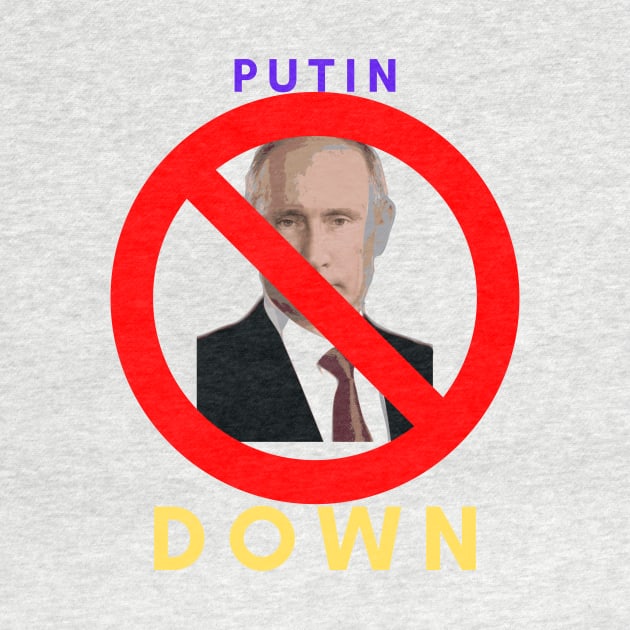 Putin down by IOANNISSKEVAS